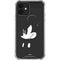 Disney Mickey Mouse Black and White iPhone 12 Clear Case