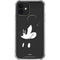 Disney Mickey Mouse Black and White iPhone 12 Mini Clear Case