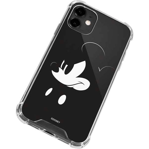Disney Mickey Mouse Black and White iPhone 12 Mini Clear Case