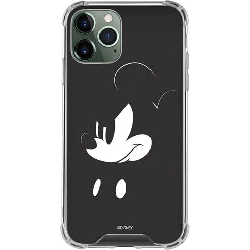 Disney Mickey Mouse Black and White iPhone 12 Pro Clear Case