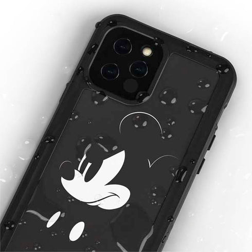 Disney Mickey Mouse Black and White iPhone 12 Pro Max Waterproof Case