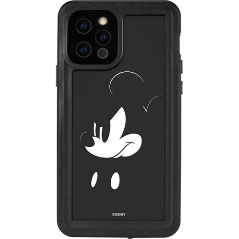 Disney Mickey Mouse Black and White iPhone 12 Pro Waterproof Case
