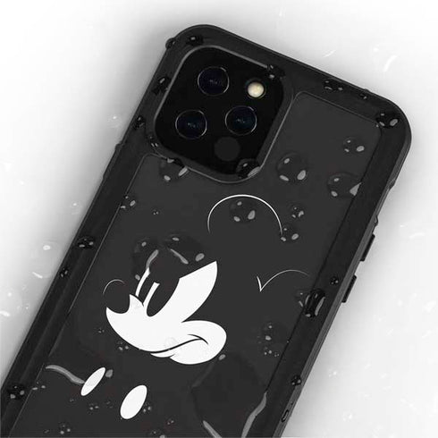 Disney Mickey Mouse Black and White iPhone 12 Pro Waterproof Case