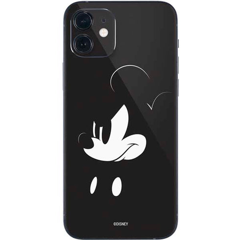 Disney Mickey Mouse Black and White iPhone 12 Skin