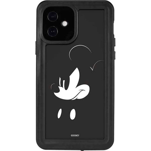 Disney Mickey Mouse Black and White iPhone 12 Waterproof Case