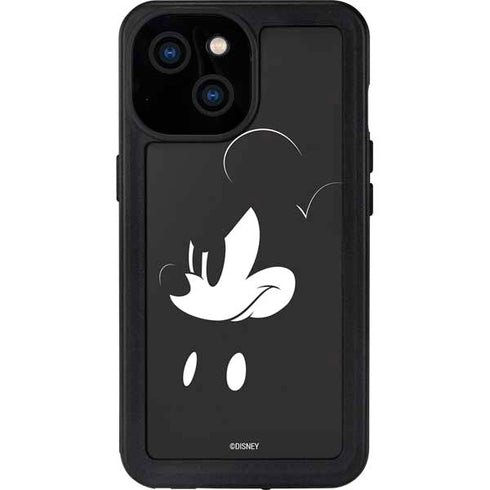 Disney Mickey Mouse Black and White iPhone 13 Mini Waterproof Case