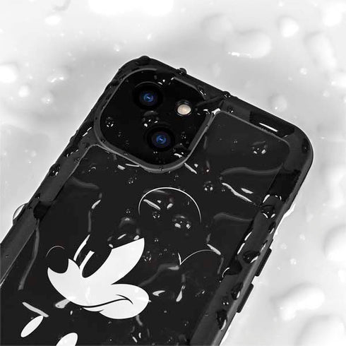 Disney Mickey Mouse Black and White iPhone 13 Mini Waterproof Case