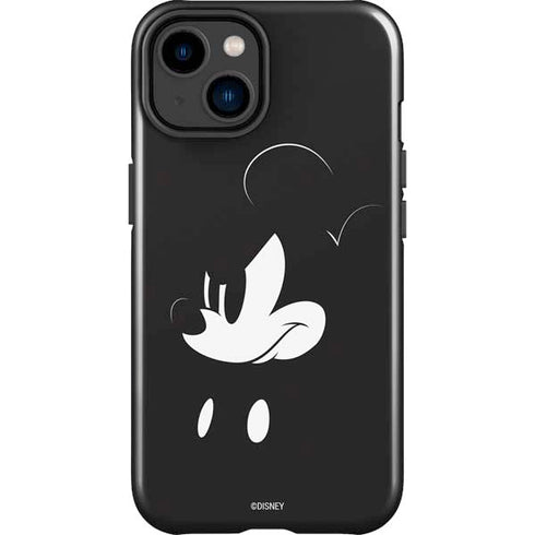 Disney Mickey Mouse Black and White iPhone 15 Plus Impact Case
