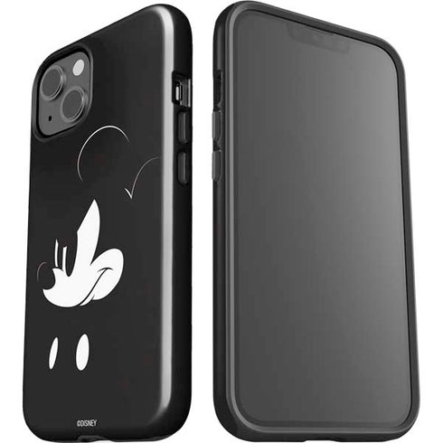 Disney Mickey Mouse Black and White iPhone 15 Plus Impact Case