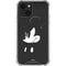 Disney Mickey Mouse Black and White iPhone 14 Plus Clear Case