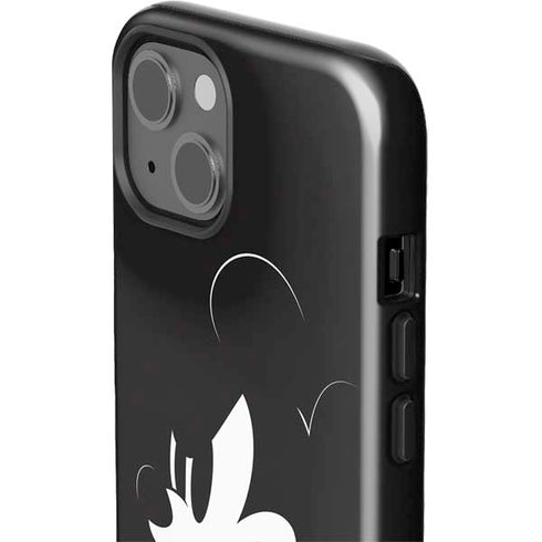 Disney Mickey Mouse Black and White iPhone 15 Impact Case