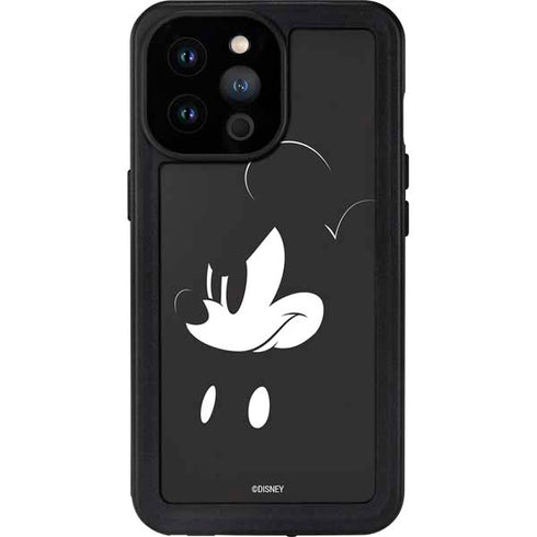Disney Mickey Mouse Black and White iPhone 14 Pro Max Waterproof Case