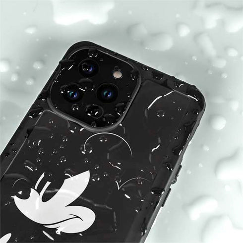Disney Mickey Mouse Black and White iPhone 14 Pro Max Waterproof Case