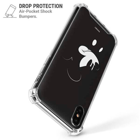 Disney Mickey Mouse Black and White iPhone XS Max Clear Case