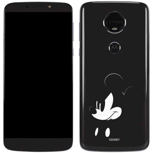 Disney Mickey Mouse Black and White Moto E5 Plus Skin