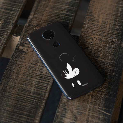 Disney Mickey Mouse Black and White Moto E5 Plus Skin