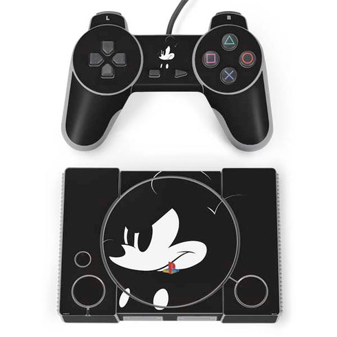 Disney Mickey Mouse Black and White PlayStation Classic Bundle Skin