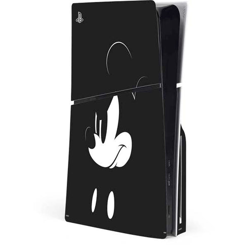 Disney Mickey Mouse Black and White PS5 Slim Disk Console Skin