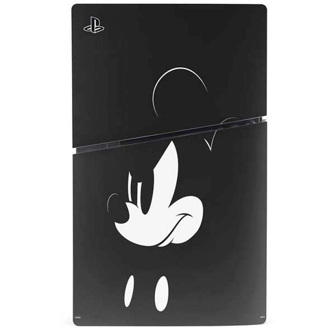 Disney Mickey Mouse Black and White PS5 Slim Disk Console Skin