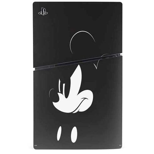 Disney Mickey Mouse Black and White PS5 Slim Digital Edition Bundle Skin