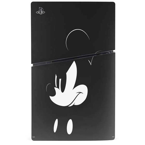 Disney Mickey Mouse Black and White PS5 Slim Digital Edition Console Skin