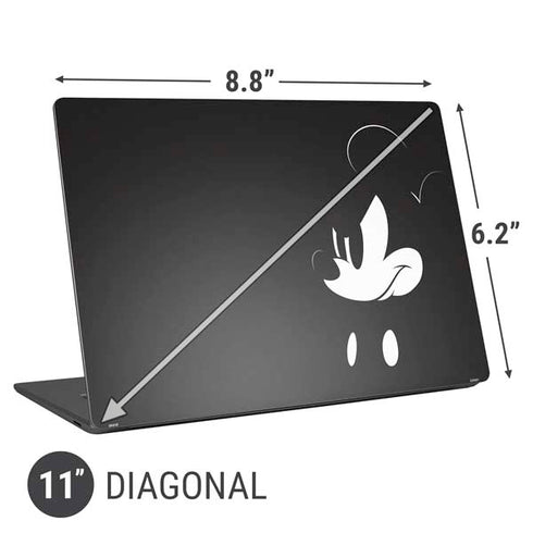 Disney Mickey Mouse Black and White Universal Laptop 11in (8.8 x 6.2in) Skin