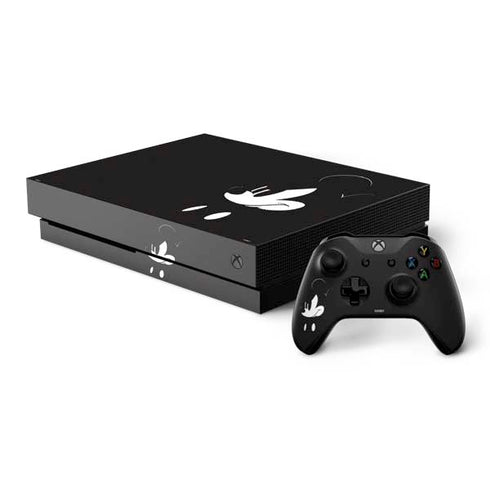 Disney Mickey Mouse Black and White Xbox One X Bundle Skin