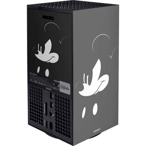 Disney Mickey Mouse Black and White Xbox Series X Console Skin