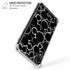 Disney Mickey Mouse Logo Pattern iPhone XR Clear Case