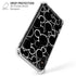 Disney Mickey Mouse Logo Pattern iPhone XS Max Clear Case