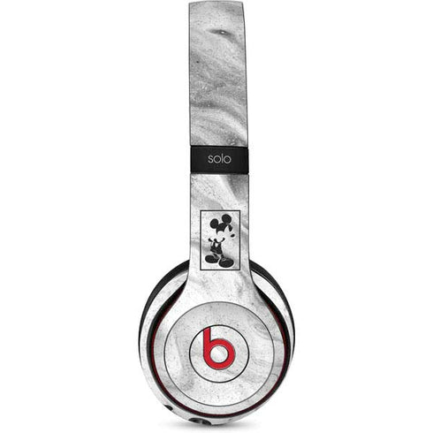 Disney Mickey Mouse Shape on Marble Beats Solo 2 Wireless Skin