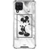Disney Mickey Mouse Shape on Marble Galaxy A12 Clear Case
