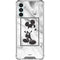 Disney Mickey Mouse Shape on Marble Galaxy A13 5G Clear Case