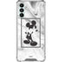 Disney Mickey Mouse Shape on Marble Galaxy A13 5G Clear Case