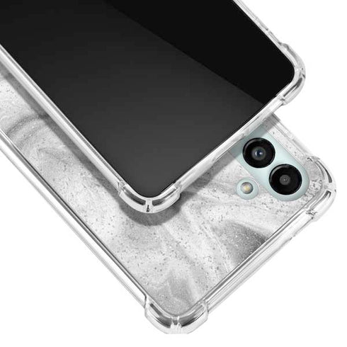 Disney Mickey Mouse Shape on Marble Galaxy A13 5G Clear Case