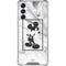 Disney Mickey Mouse Shape on Marble Galaxy A14 5G Clear Case