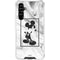 Disney Mickey Mouse Shape on Marble Galaxy A54 5G Clear Case