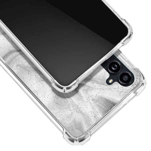 Disney Mickey Mouse Shape on Marble Galaxy A54 5G Clear Case