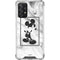 Disney Mickey Mouse Shape on Marble Galaxy A72 5G Clear Case