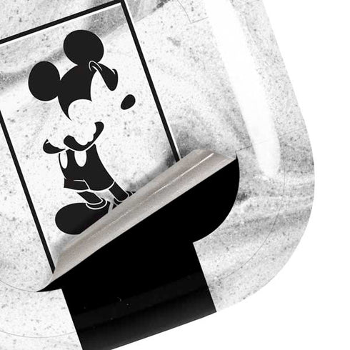 Disney Mickey Mouse Shape on Marble Galaxy Buds Pro Skin