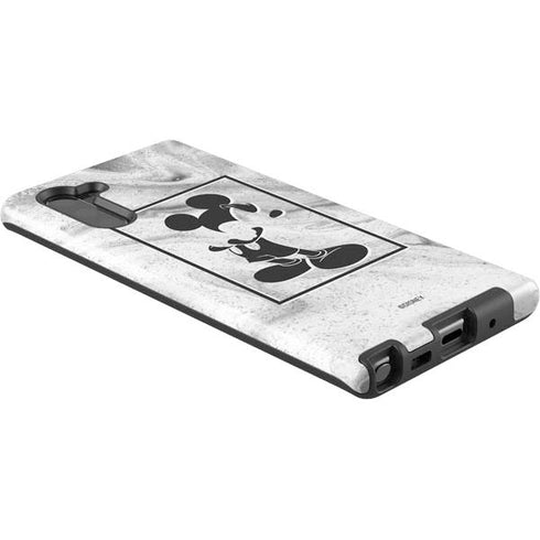 Disney Mickey Mouse Shape on Marble Galaxy Note 10 Pro Case