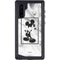 Disney Mickey Mouse Shape on Marble Galaxy Note 10 Waterproof Case
