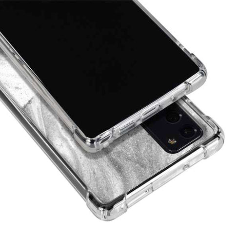 Disney Mickey Mouse Shape on Marble Galaxy Note20 5G Clear Case