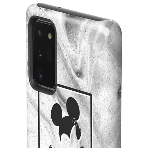 Disney Mickey Mouse Shape on Marble Galaxy Note20 5G Pro Case