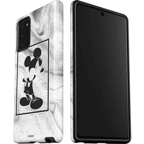 Disney Mickey Mouse Shape on Marble Galaxy Note20 5G Pro Case