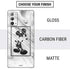 Disney Mickey Mouse Shape on Marble Galaxy Note20 5G Skin