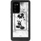 Disney Mickey Mouse Shape on Marble Galaxy Note20 5G Waterproof Case