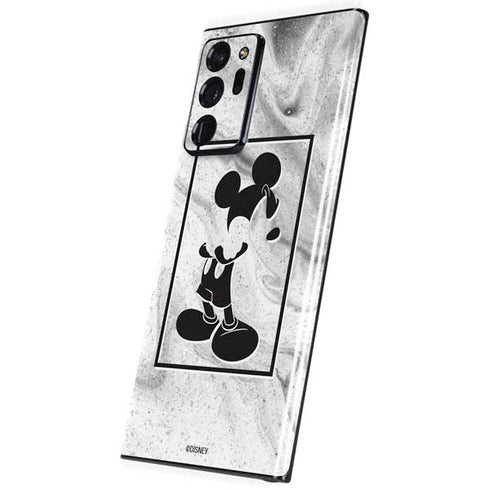 Disney Mickey Mouse Shape on Marble Galaxy Note20 Ultra 5G Skin