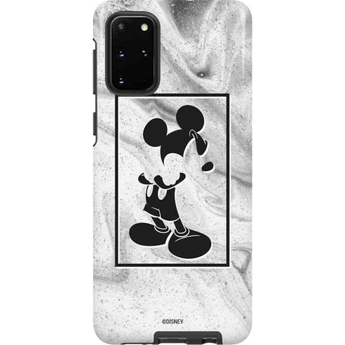 Disney Mickey Mouse Shape on Marble Galaxy S20 Plus Pro Case