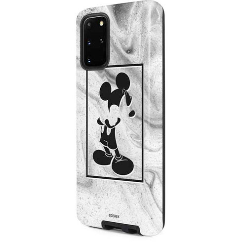 Disney Mickey Mouse Shape on Marble Galaxy S20 Plus Pro Case